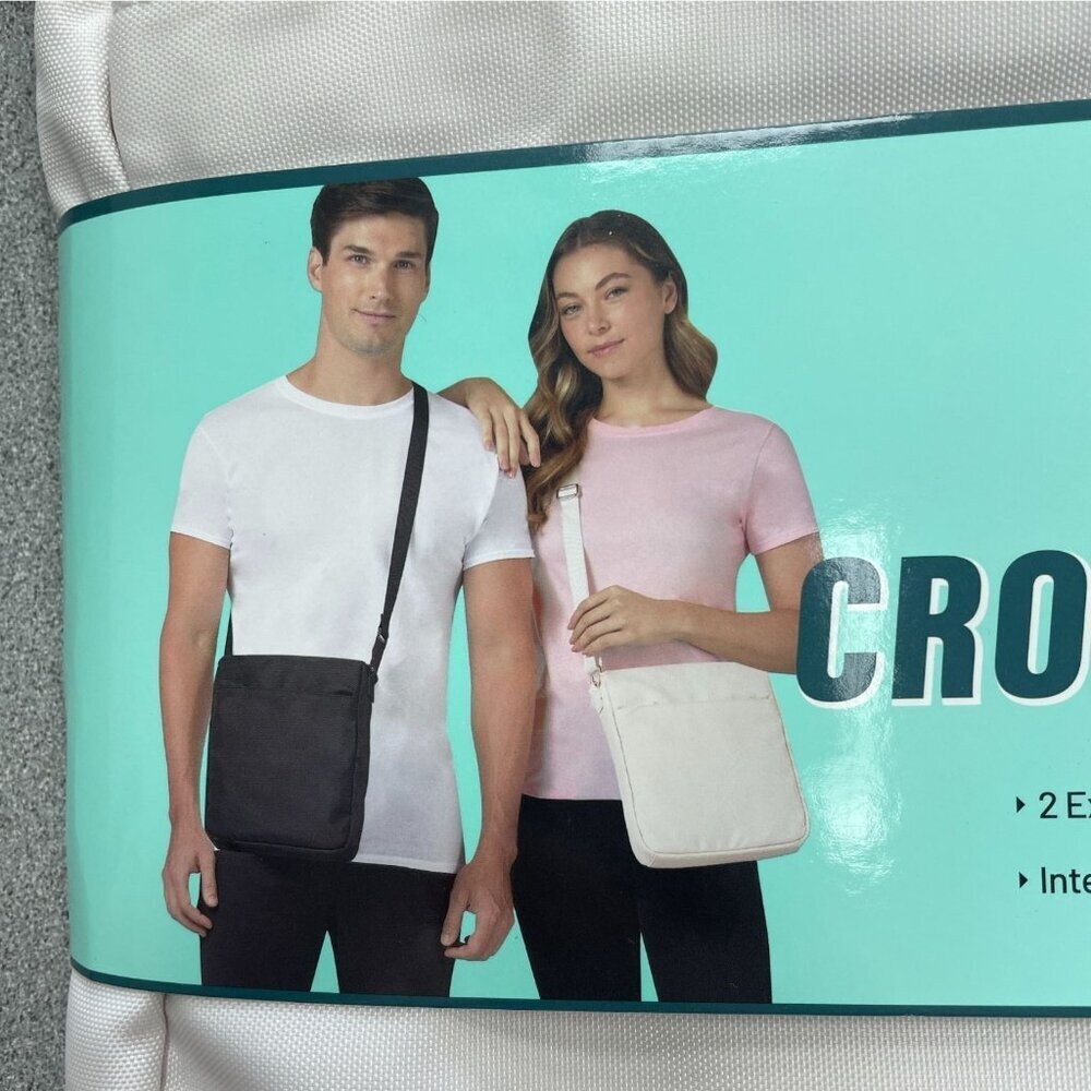 NEW 32 Degrees Cool Unisex Water-Resistant Crossbody Bag With Adjustable Strap - Picture 5 of 7